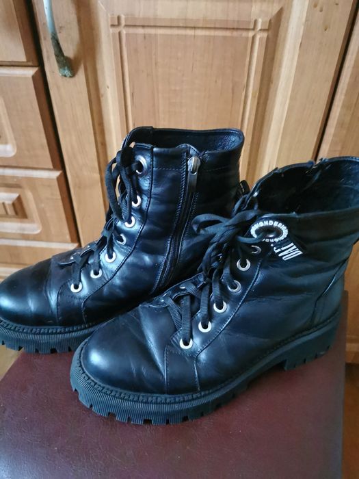 Зимові шкіряні черевики