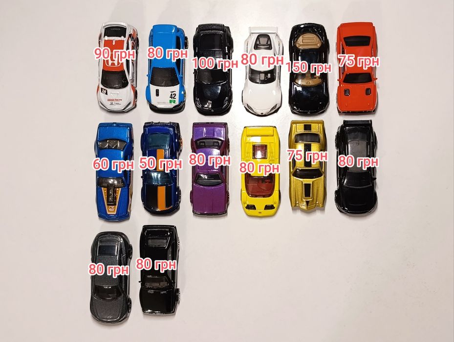 ХотВілс (Hot Wheels). Оригінал Mattel. Великий вибір