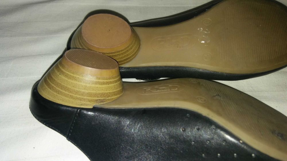 Remonte klapki roz. 36 - dł. wkł. 23 cm- skóra - stan bdb