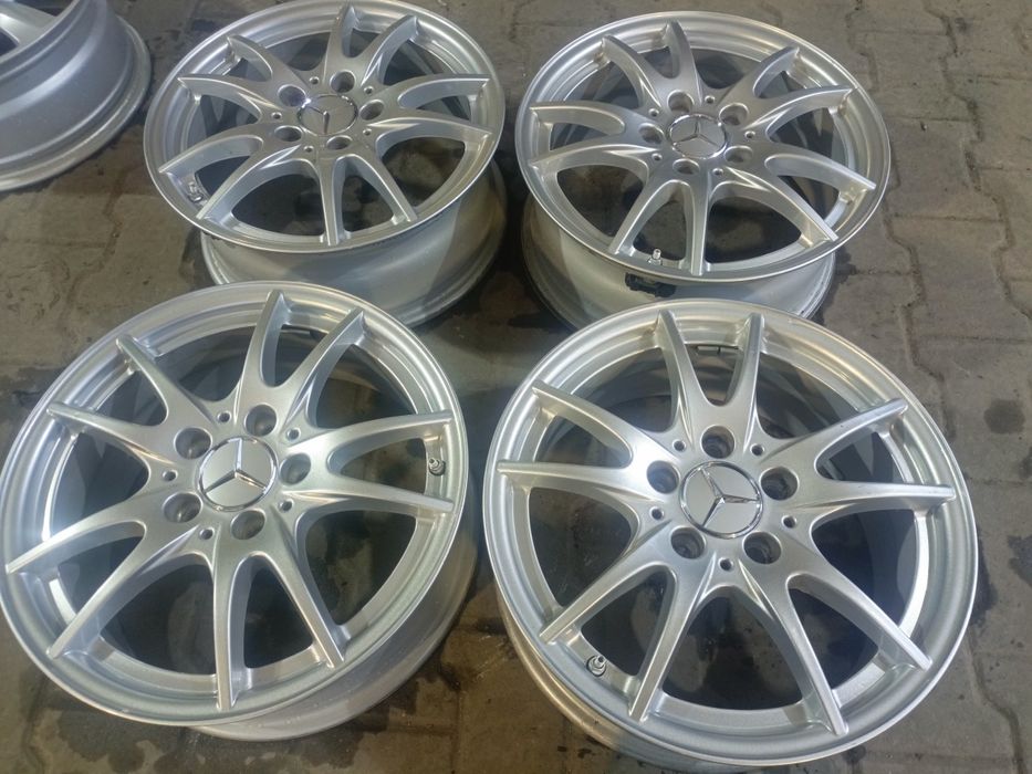 Felgi aluminiowe Mercedes 5x112 6,5jx16 et49 jak NOWE