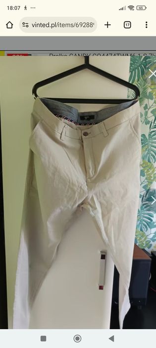 Spodnie męskie bawełniane.