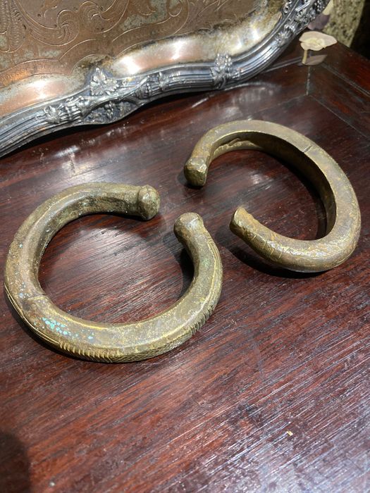 Pulseira de escravo Manilla Séc XVIII 9 cm