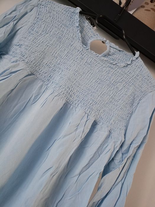 Bluzka/koszula błękit XL sztos wiosna