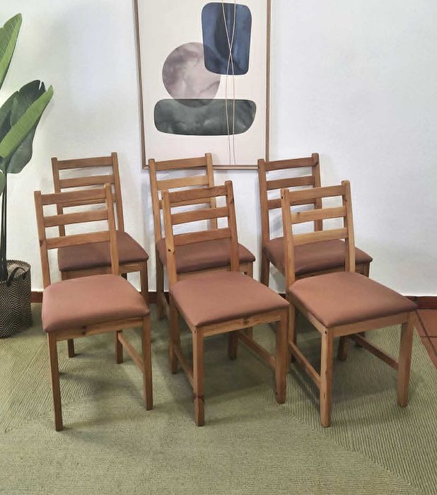 Cadeiras / Poltrona / Sala / Cozinha / Madeira Maciça