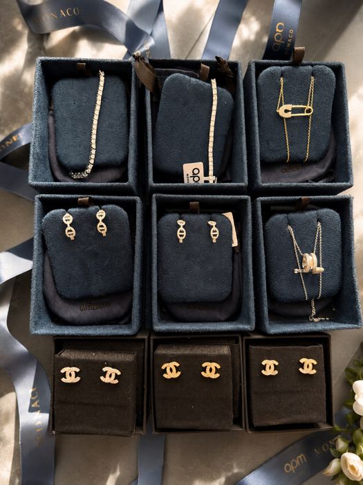 Сережки chanel lux