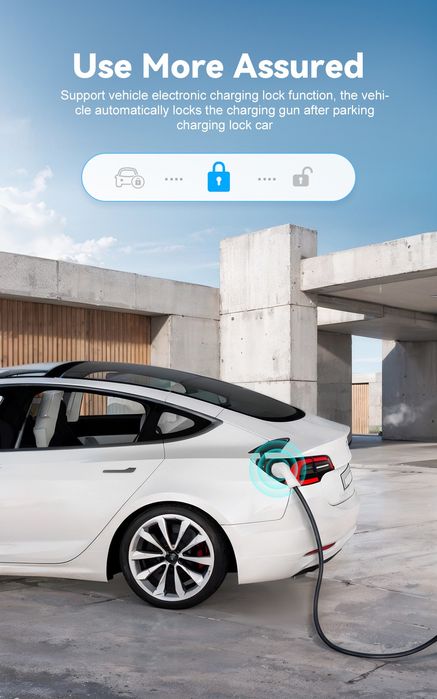 Carregador EV Portátil Tipo 2 | 3.5kW 16A | Tomada Schuko PT | SELADO