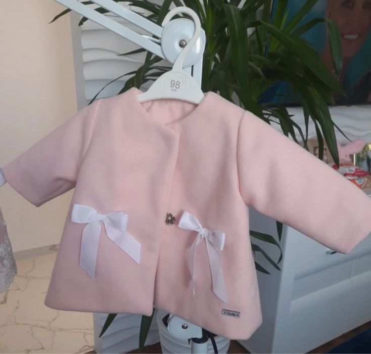 Ubranko komplet sukienka do chrztu dla dziewczynki