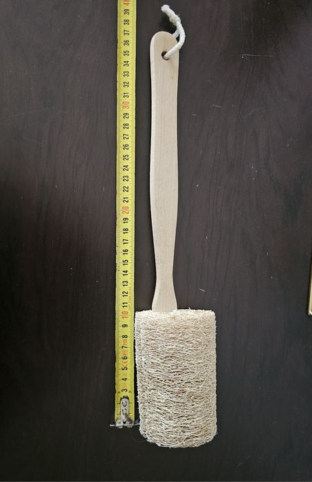 Esponja de Loofah Natural com cabo