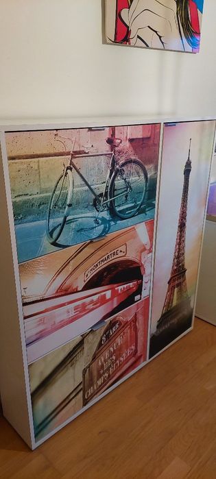 Sapateira 3 compartimentos + 4 prateleiras