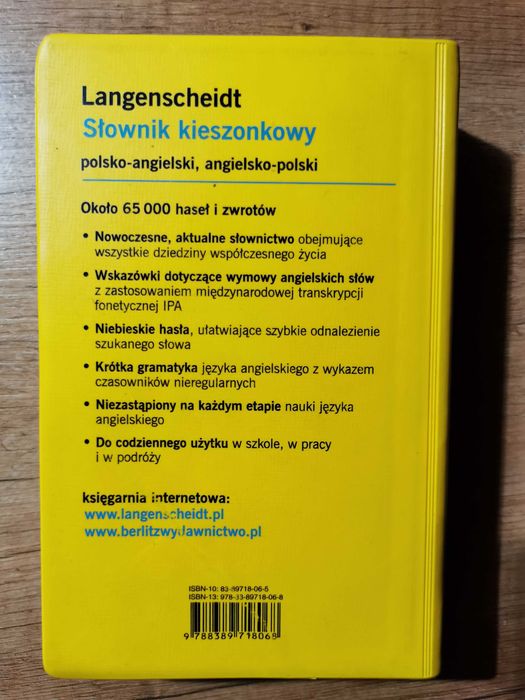 słowniczek słownik polsko angielski
