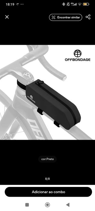 Bolsa BICICLETA  BIKEPACKING de selim e guiador NOVAS