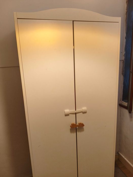 Roupeiro Infantil IKEA SMÅGÖRA Branco - 80x50x187cm