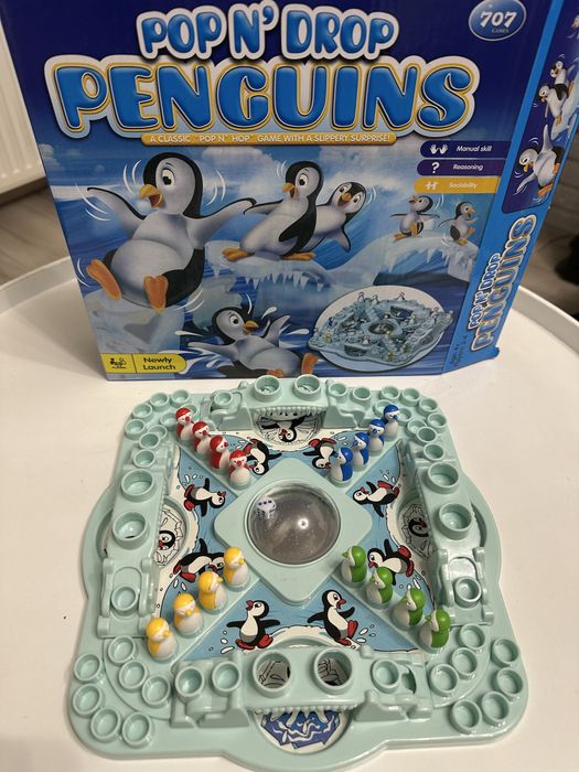 Gra planszowa Chińczyk Wyścig Pingwinów