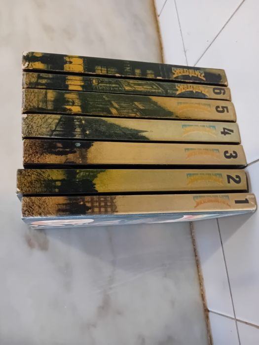 Conjunto de 7 Livros Colecção Sherlock Holmes