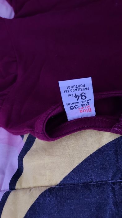 Roupa para crianças 24 aos 36 meses