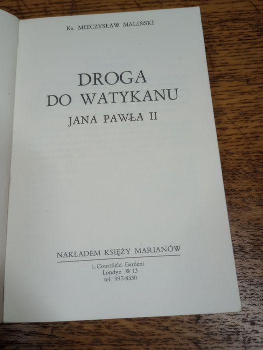 Droga do Watykanu Jana Pawła II. Ks. Mieczysław Maliński