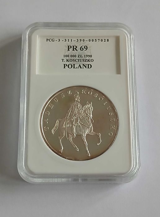 100 000 zł Tadeusz Kościuszko 1990