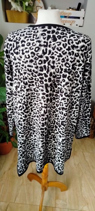 Tunika asymetryczna panterka