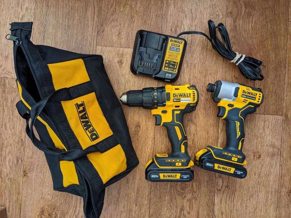 Бесщеточный набор Dewalt DCD777 / DCF 840 20V