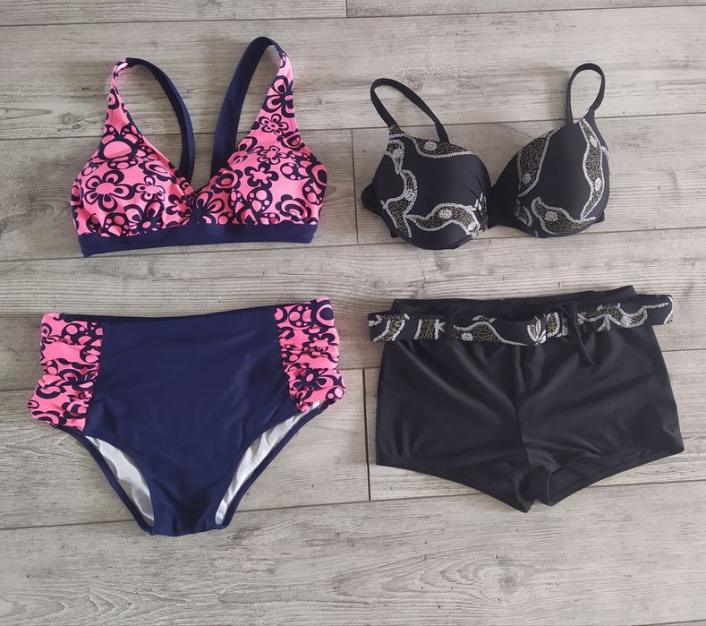 Dwa stroje kąpielowe damskie