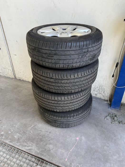 Jantes mini originais 5/112 com pneus novos 225/55r17