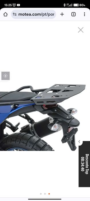 Suporte para topcase Yamaha tenere 700
