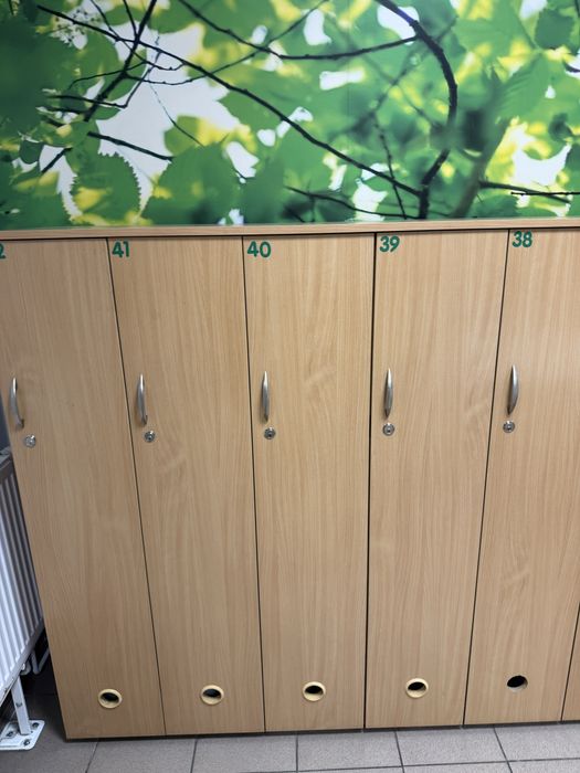 Szafki pracownicze zamykane na klucz