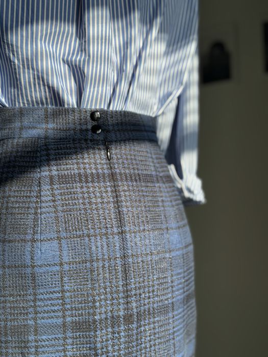 Спідниця олівець картата