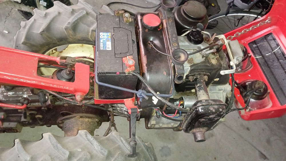 Moto-cultivador Lombardini Trator Valpadana a Bateria Pega de Chave