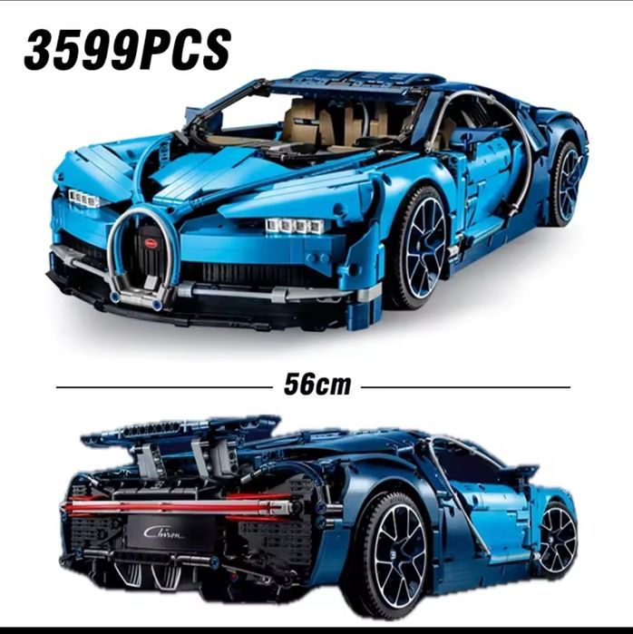 Конструктор Technic Bugatti Chiron 3599 деталей (42083