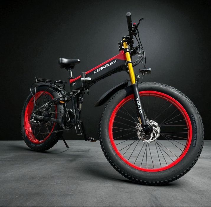 ‼️ВЕЛИКІ КОЛЕСА Складний Електрофетбайк Lankeleisi XT750 Plus 1000W‼️