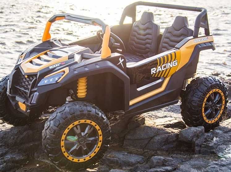 Auto na akumulator UTV 2000M Racing 4x4  Dźwięki Światła