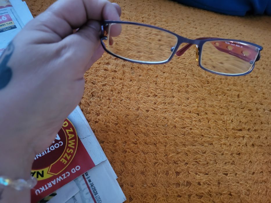 Sprzedam oprawki fioletowo rozowo czarne