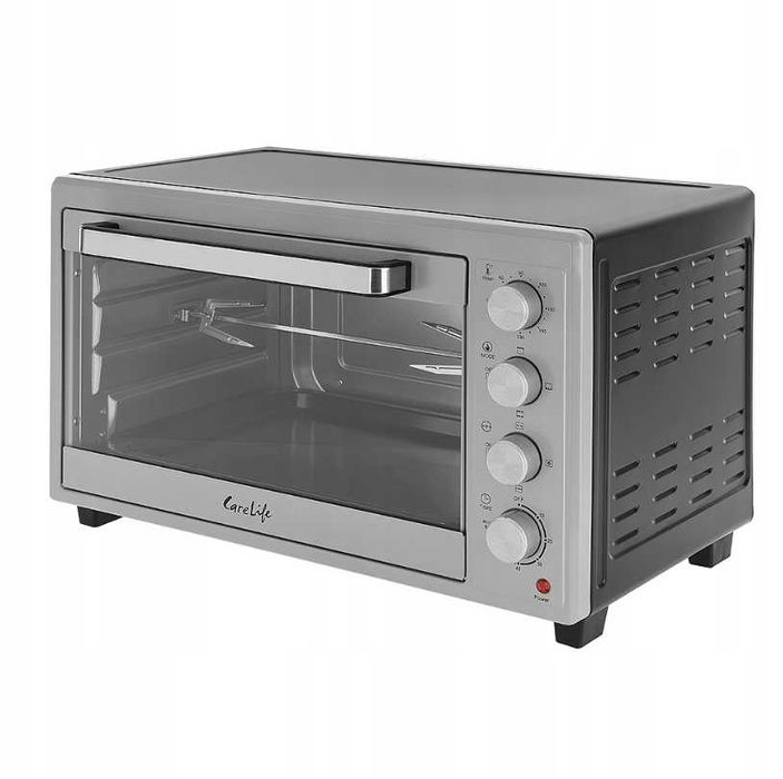 Nowy Mini PIEKARNIK ELEKTRYCZNY 45L Rożno Termoobieg Grill | GRATIS