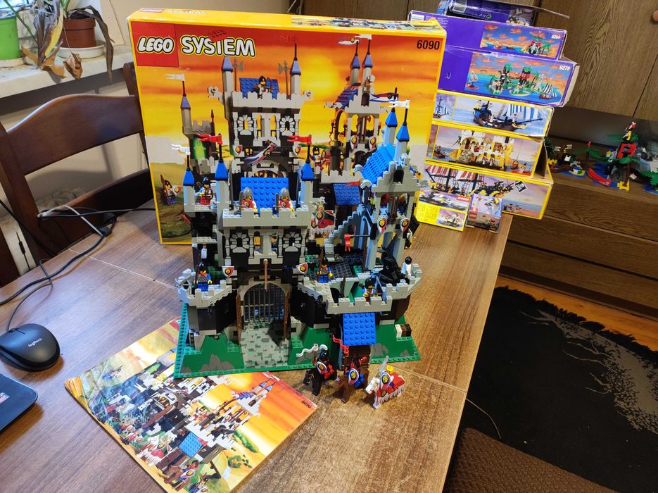 Lego 6090 Zamek Lwa pudełko instrukcja stan bdb