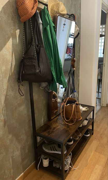 Bengaleiro/cabide/sapateira