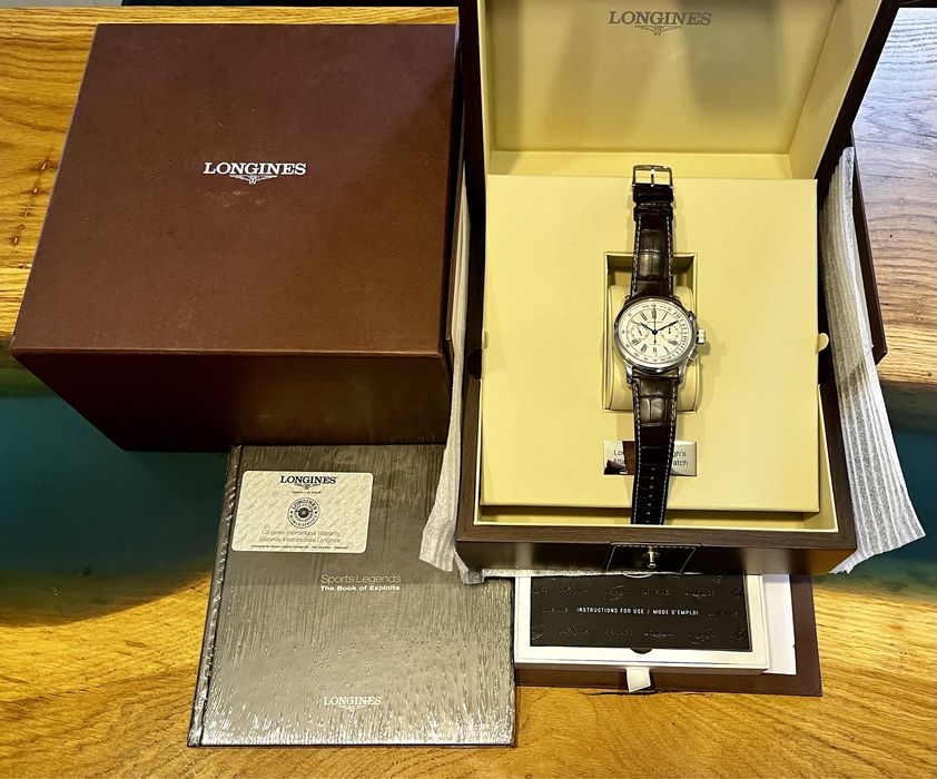 Longines Heritage Lindbergh’s Atlantic Voyage Watch full set 47,5mm