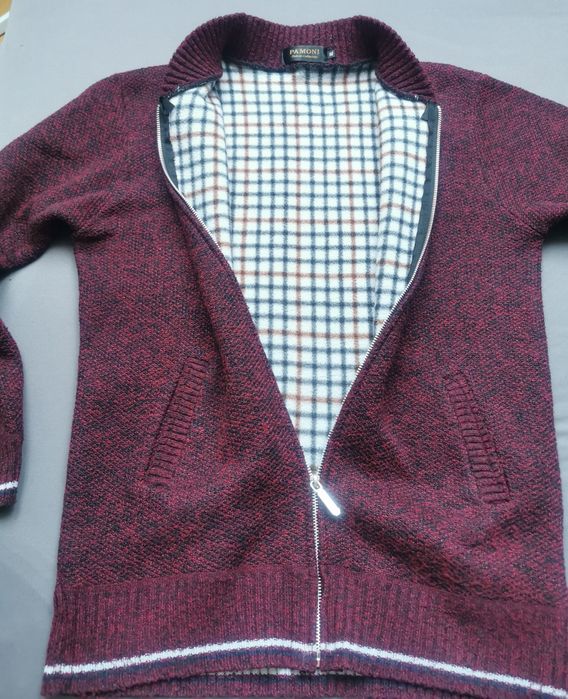 Sweter męski Pamoni bordowy