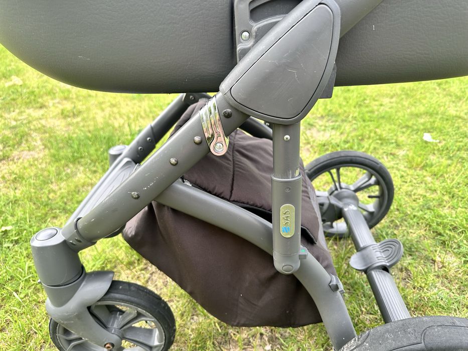 Wózek Roan Bass Soft eko skóra 2 w 1