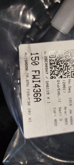 Avisador de desgaste - BMW F20 F30 traseiro