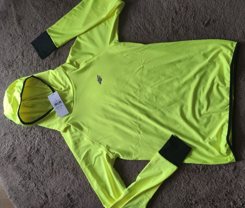 Bluza do biegania 4F męska, Kaptur Nowa. Wszystkie rozmiary.