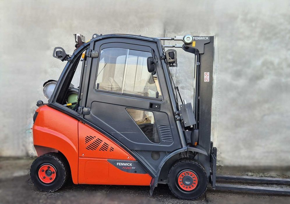 Linde H20-600 • wolny skok • KABINA • 4 sekcje • LEASING wózek H25