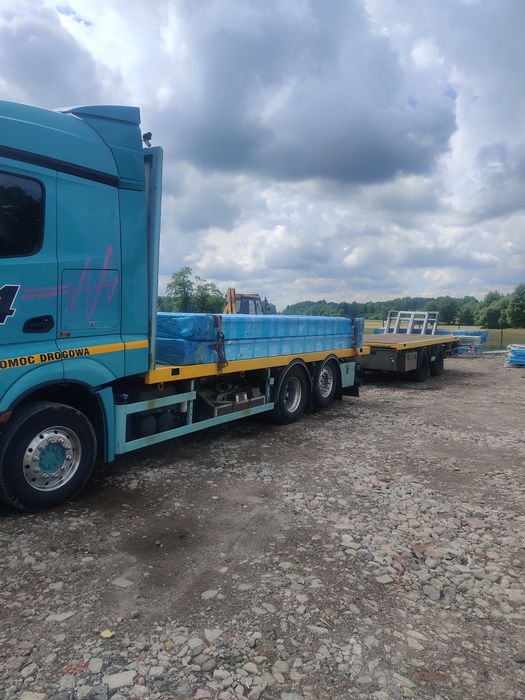 Mercedes actros mp4, kontenery, platforma, laweta