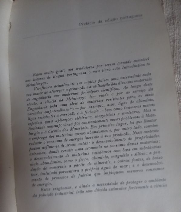Introdução à Metalurgia livro da Gulbenkian