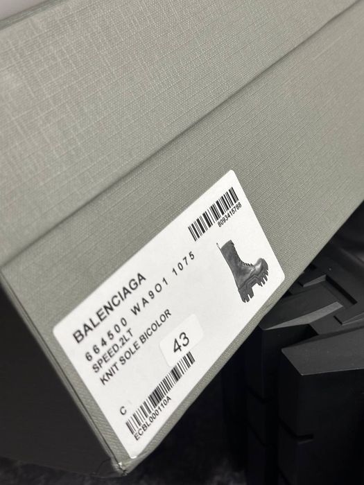 BALENCIAGA BULLDOZER BOOTS leather black 43 44 opium archive ботинки