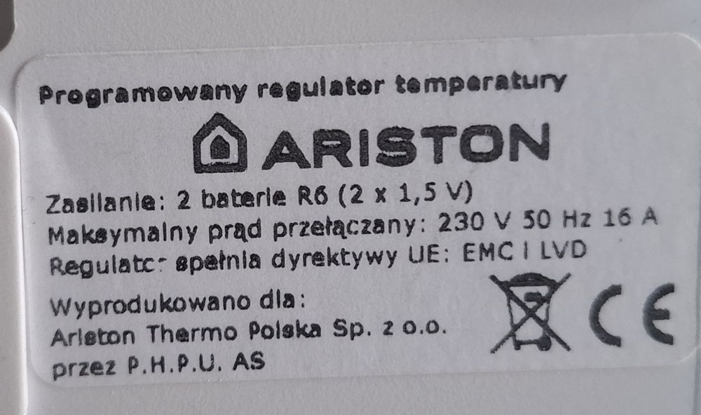Sterownik do pieca Ariston