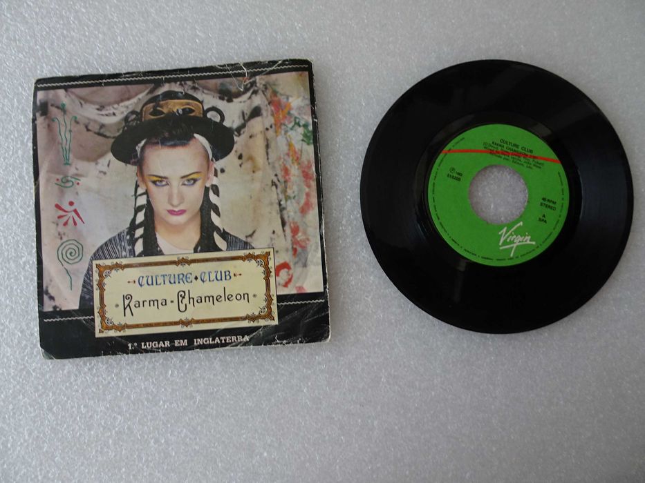 Disco vinil single - Culture Club - Karma Chameleon