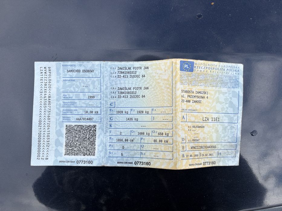 Volkswagen Passat 1999