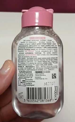 Garnier  - nowy Płyn micelarny 3 w 1 - 100 ml