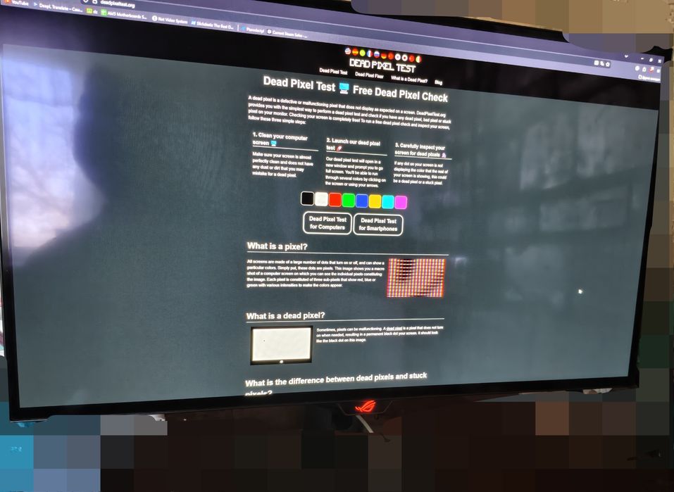 Asus ROG strix xg27aqdmg OLED игровой монитор 240гц